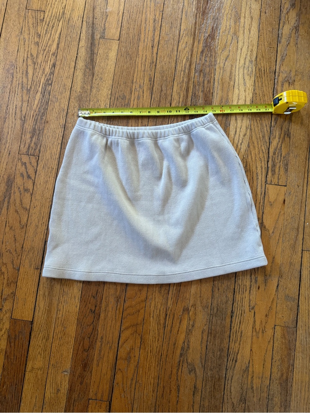 Ilana Kohn Cream Knit Mini Skirt
